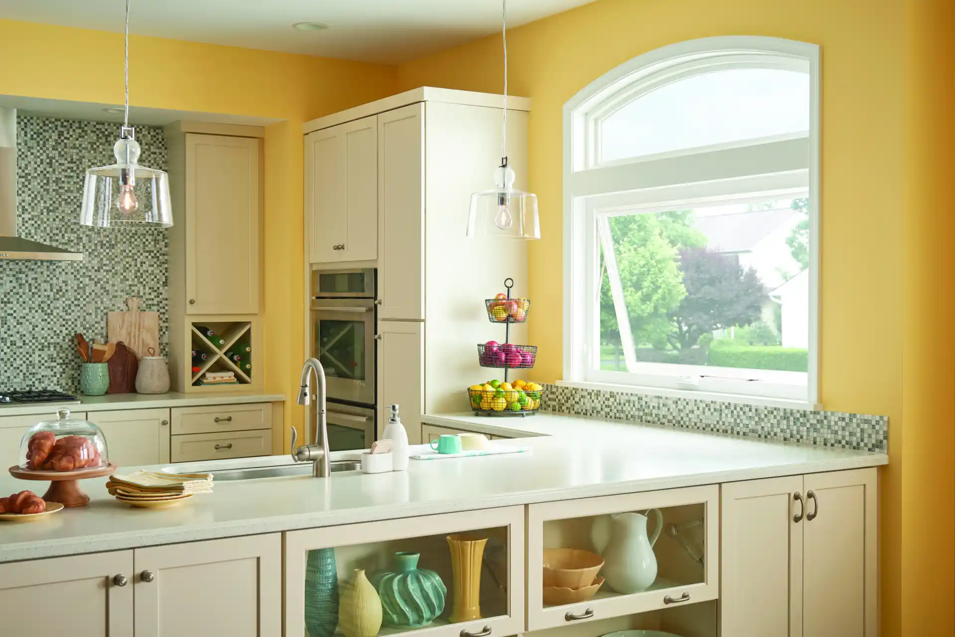 Replacement awning window from Window World in Kitchen